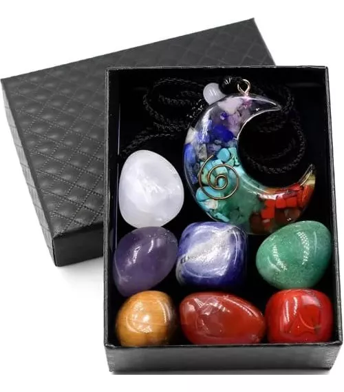 7 PIEDRAS + AMULETO 7 CHAKRAS - 1