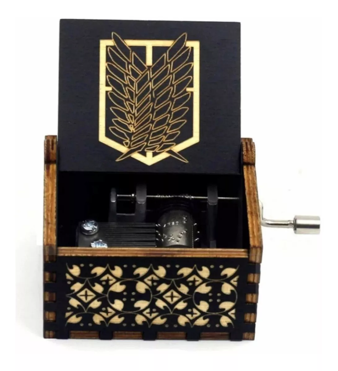 CAJA MUSICAL ATTACK ON TITAN SHINGEKI NO KYOJIN CON MANIVELA - 1
