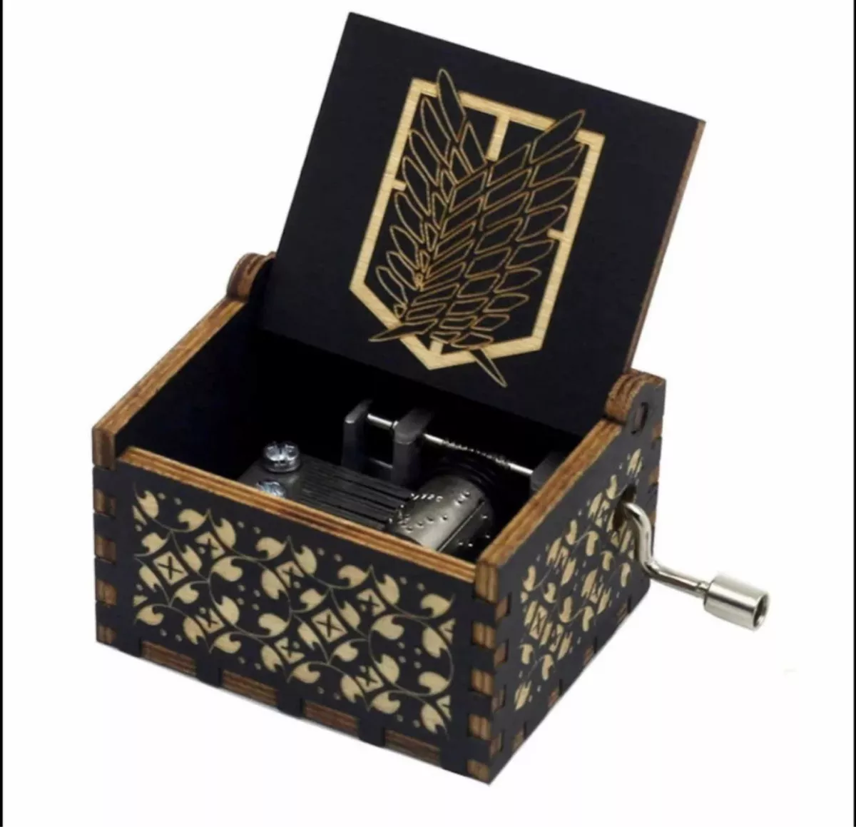 CAJA MUSICAL ATTACK ON TITAN SHINGEKI NO KYOJIN CON MANIVELA - 2