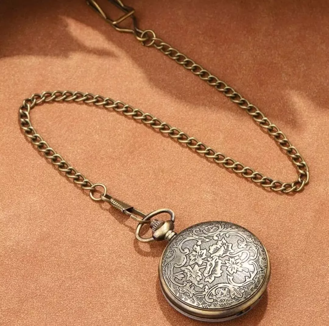 RELOJ DE BOLSILLO CON DISEÑO DE MARIPOSA - 4