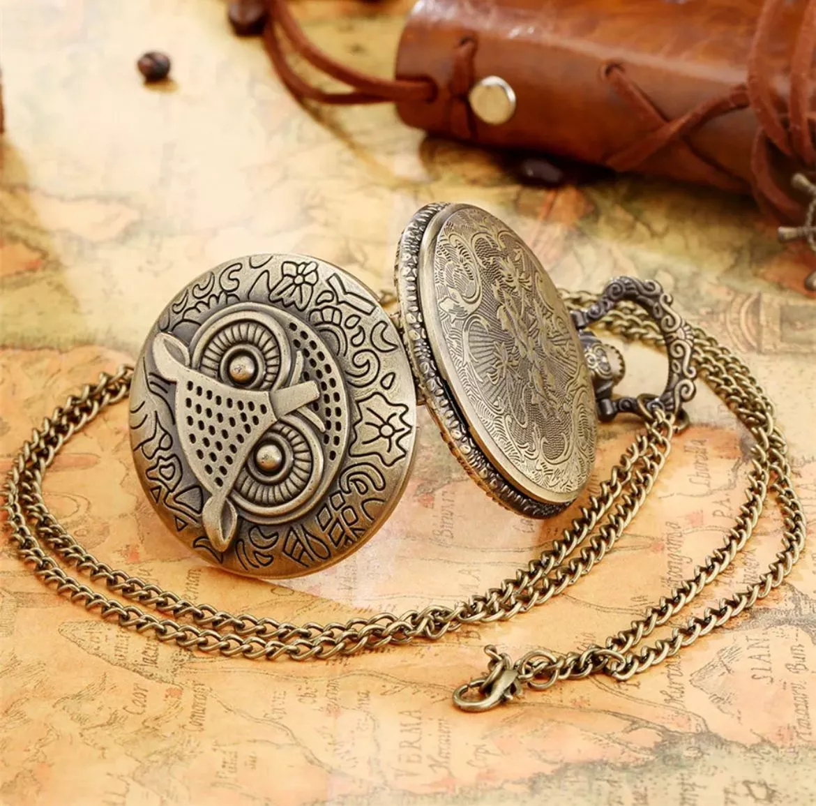 RELOJ DE BOLSILLO - BÚHO - 2
