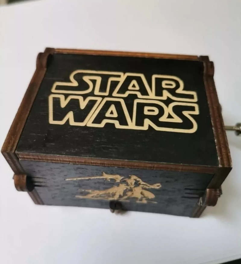 CAJA MUSICAL MANIVELA DE STAR WARS - 2