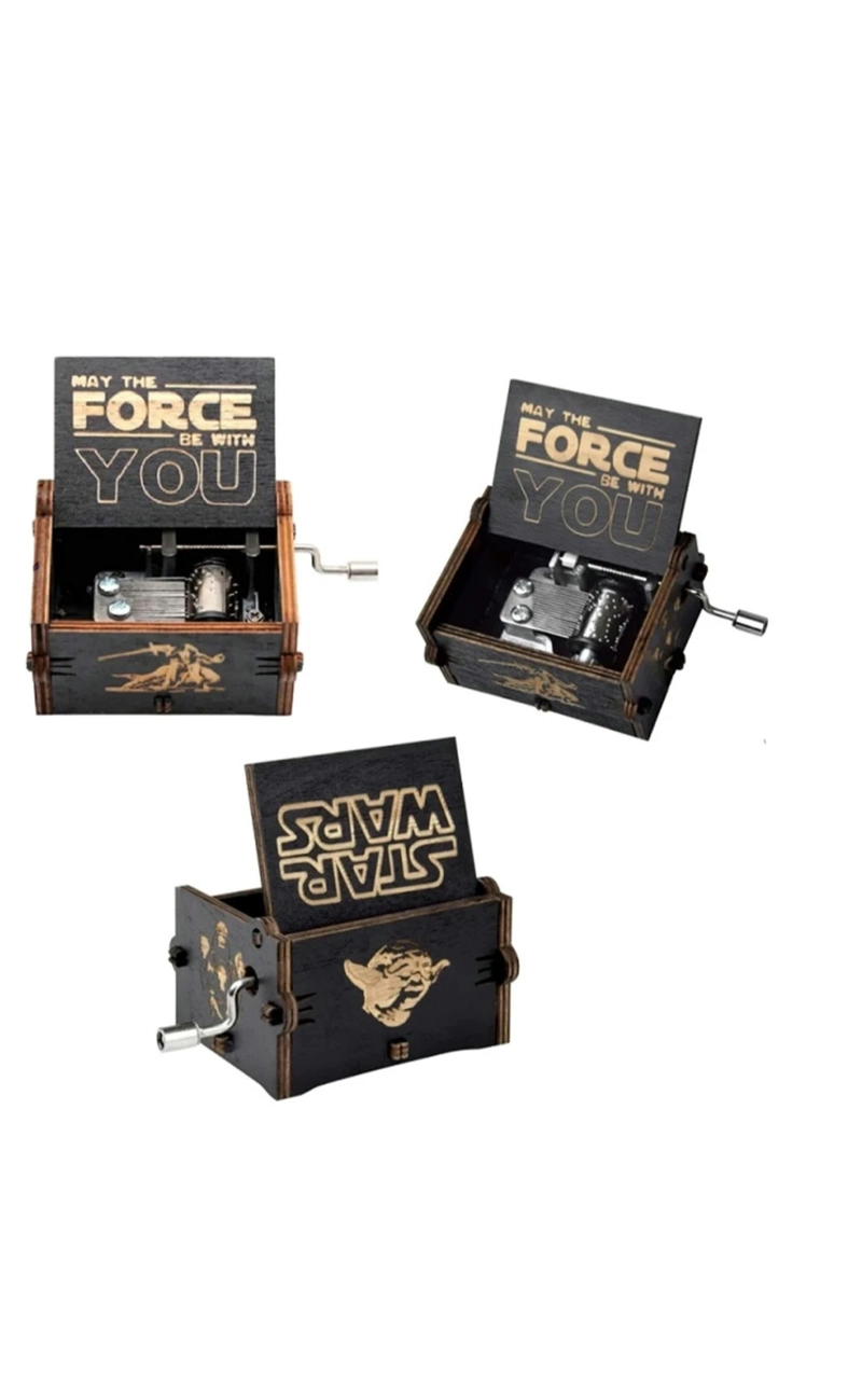 CAJA MUSICAL MANIVELA DE STAR WARS - 3