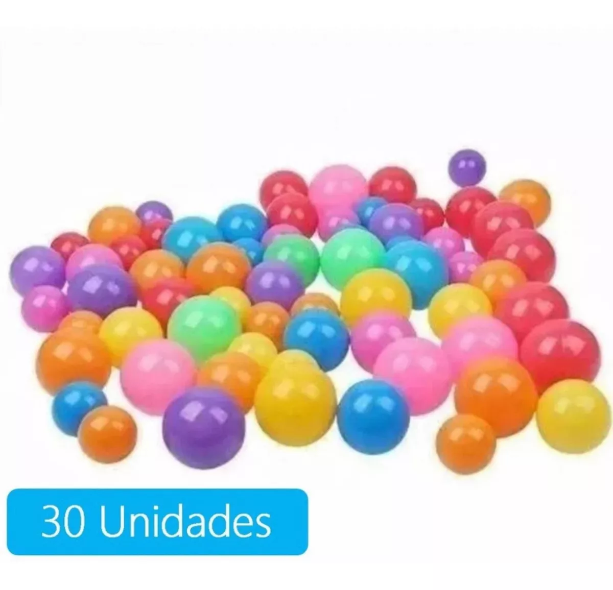 PELOTAS 30 UNIDADES COLORES BLANDAS 5.5 CM - 2