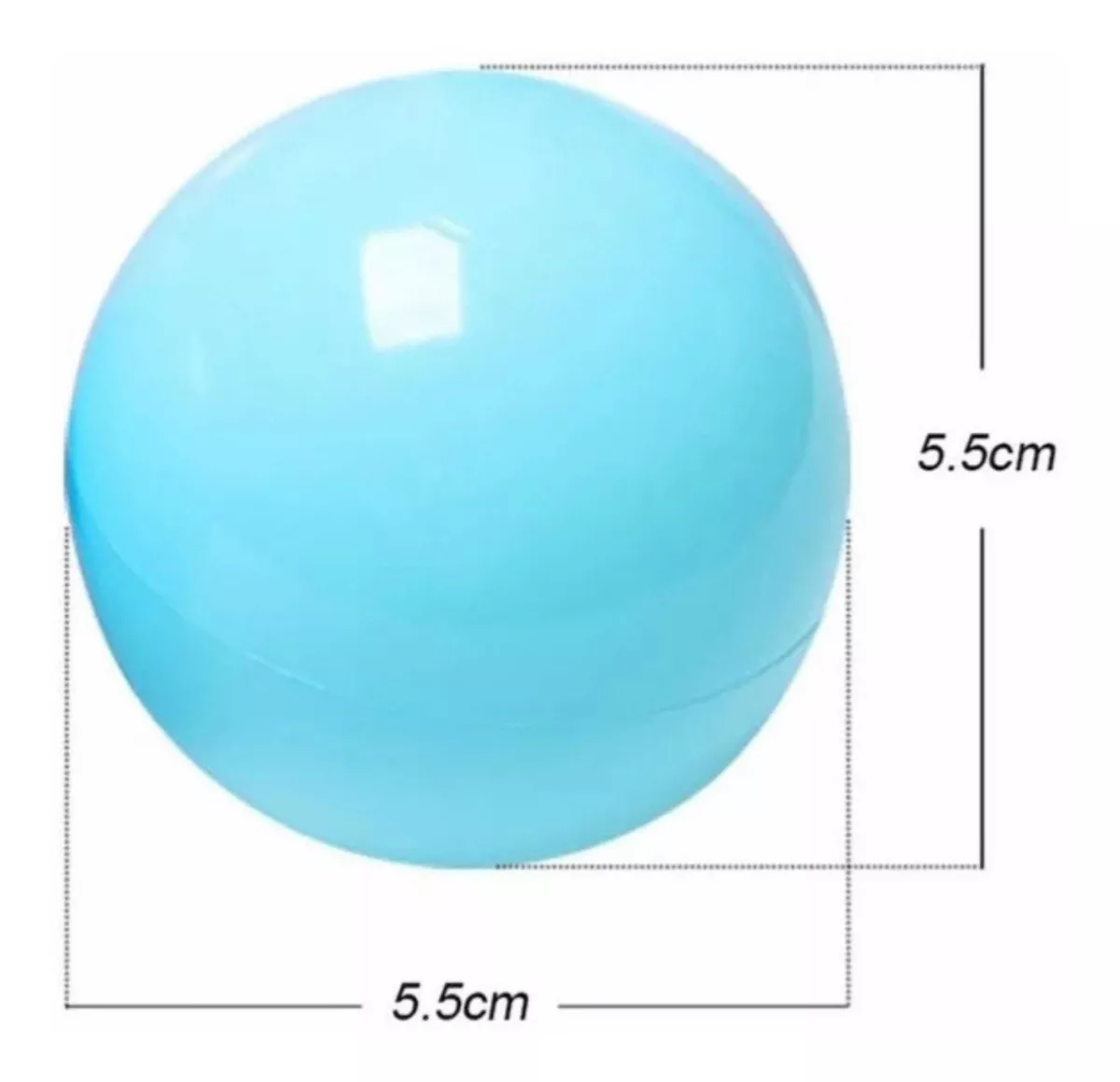 PELOTAS 30 UNIDADES COLORES BLANDAS 5.5 CM - 3