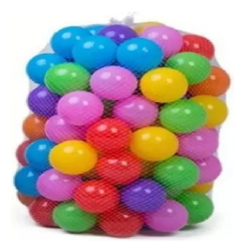 PACK 200 PELOTITAS COLORES 5.5 CM - 1