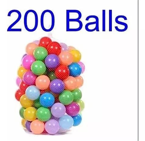 PACK 200 PELOTITAS COLORES 5.5 CM - 2