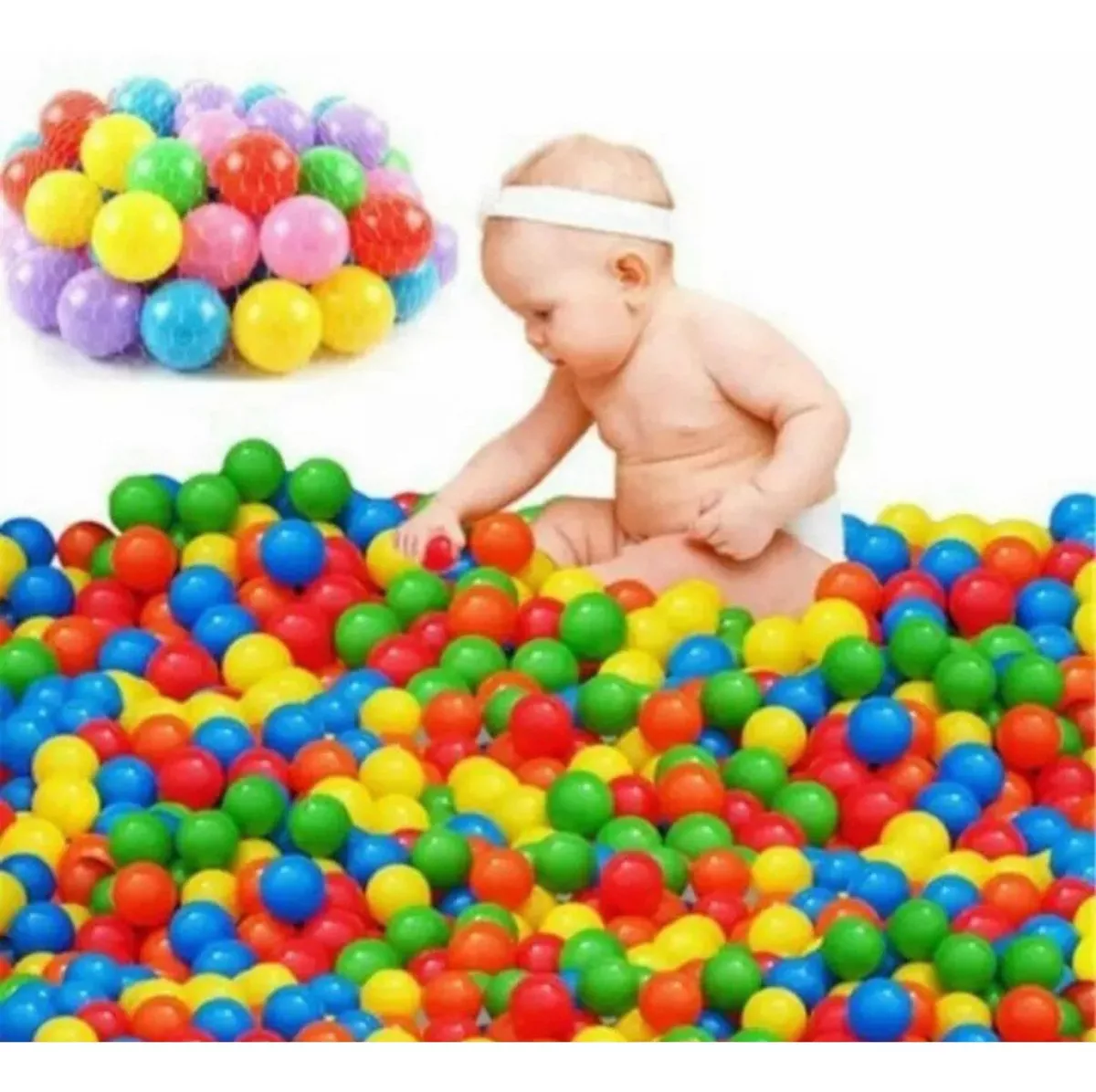 PELOTAS COLORES 5.5 CM PACK 400 - 4