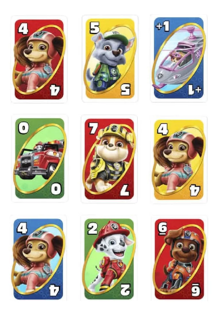JUEGO CARTAS UNO MAZO PAW PATROL - 4