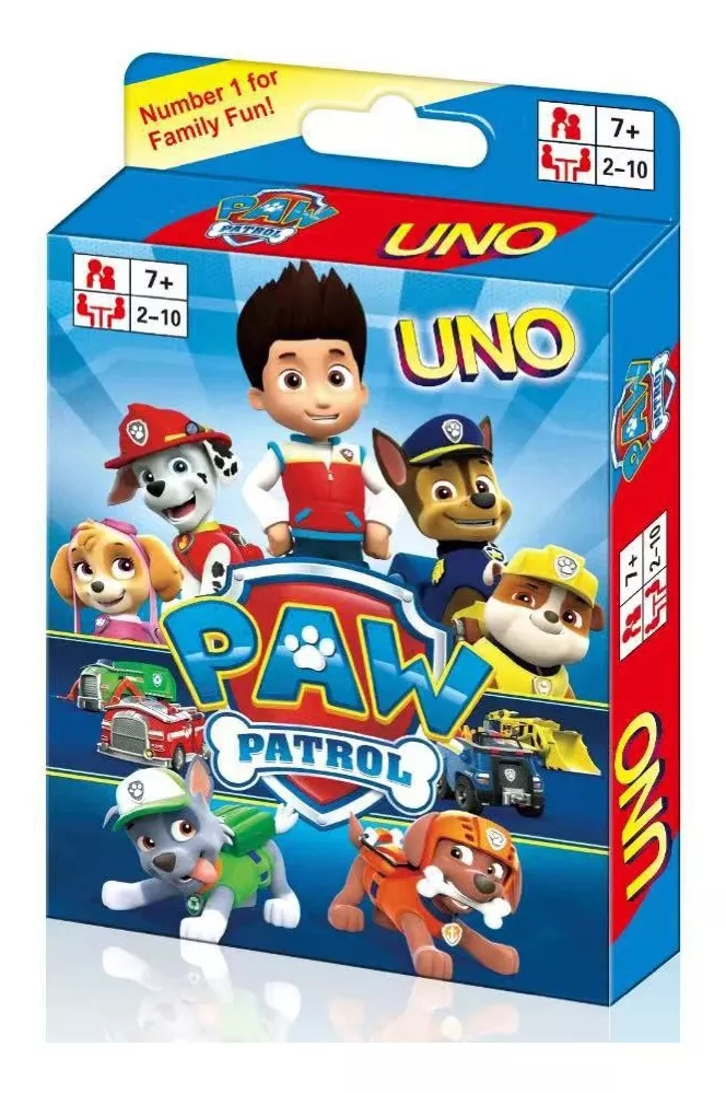 JUEGO CARTAS UNO MAZO PAW PATROL - 1