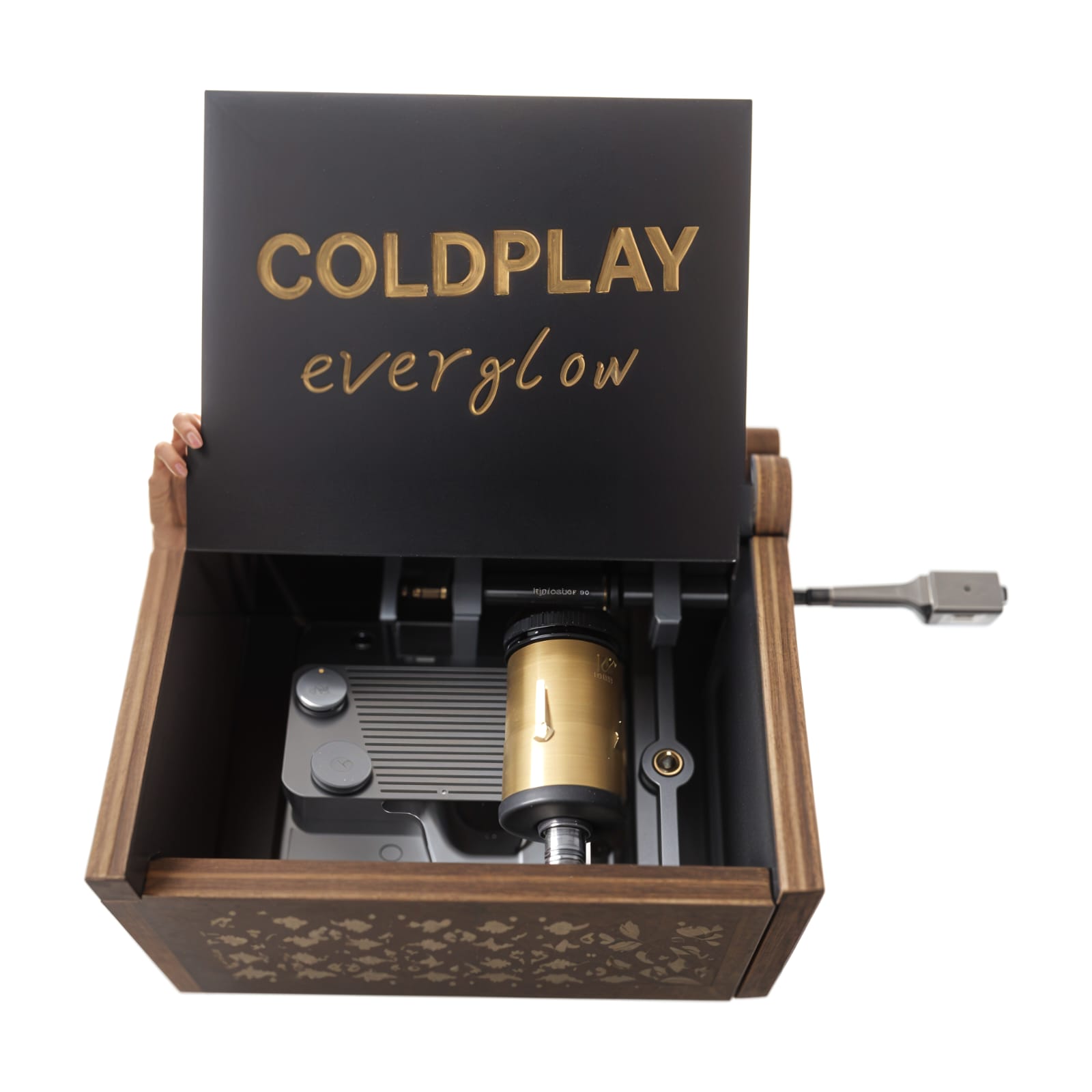 CAJA MUSICAL COLDPLAY EVERGLOW CON MANIVELA - 2