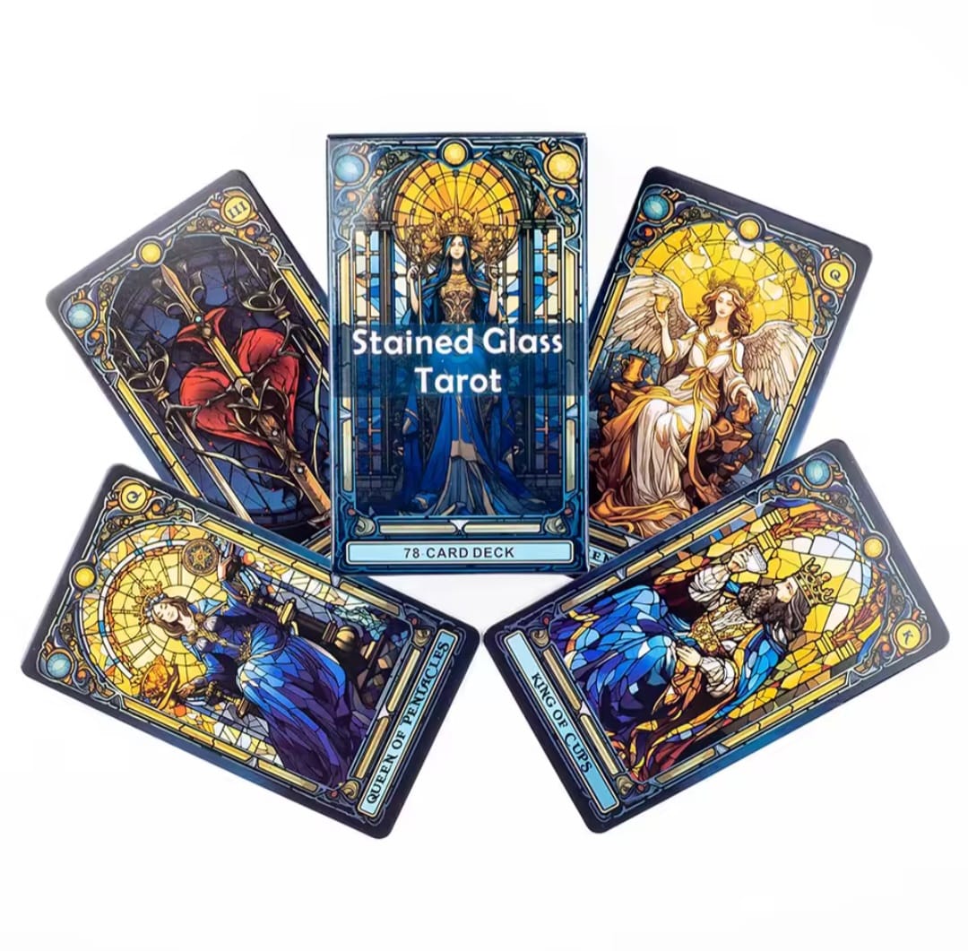 TAROT  STAINED GLASS 78 CARTAS - 2