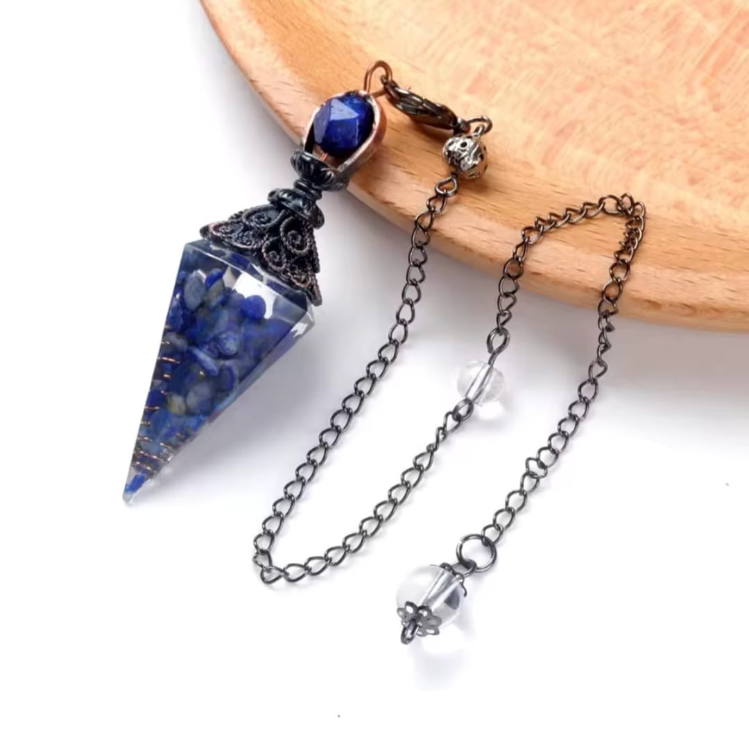 PE NDULO  LAPISLAZULI DE  ADIVINACION - 2