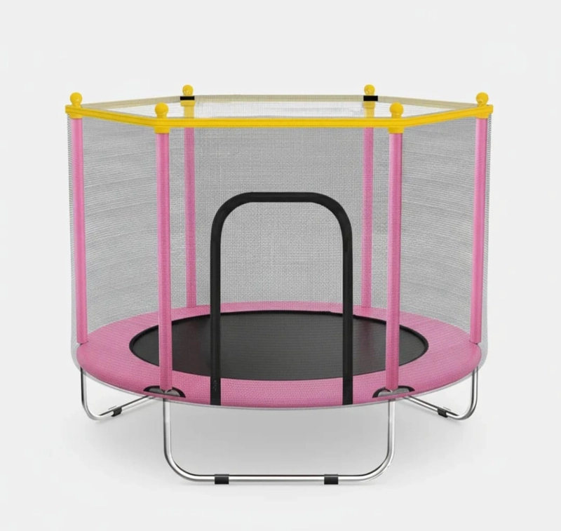 CAMA ELASTICA TRAMPOLIN  SALTARINA ROSADA DE NIÑOS - 5