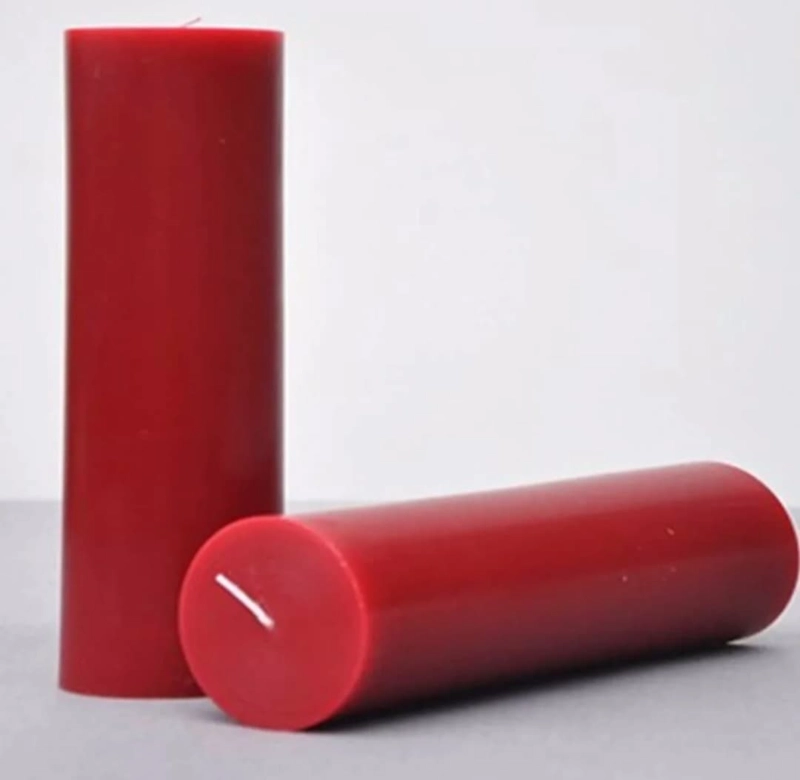 PACK DE 2 VELAS ROJAS 15 X5 CM VELONES - 1
