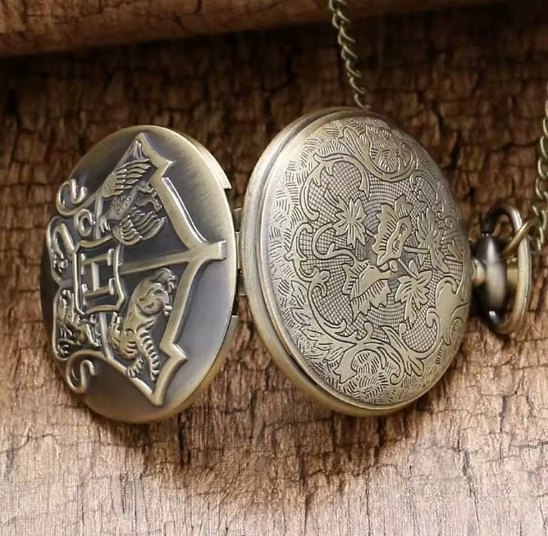 RELOJ DE BOLSILLO ESCUDO DE HOGWARTS HARRY POTTER - 2