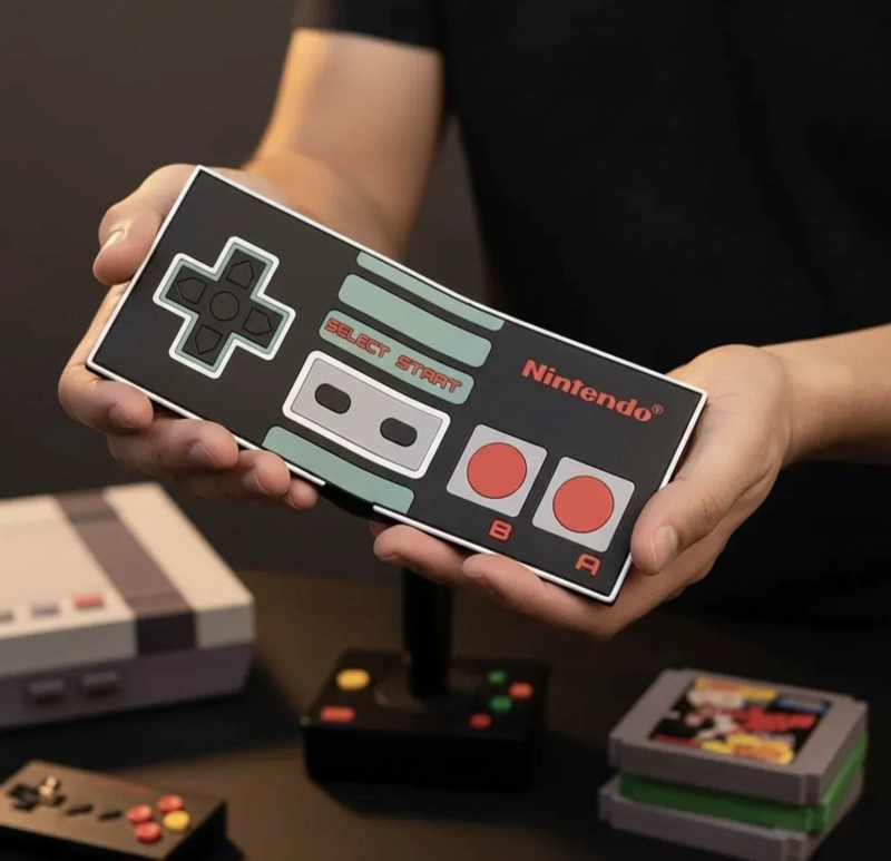 BILLETERA NINTENDO CONTROL NES CLASICO - 6