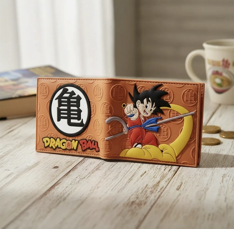 BILLETERA ENGOMADA DRAGON BALL Z GOKU - 3