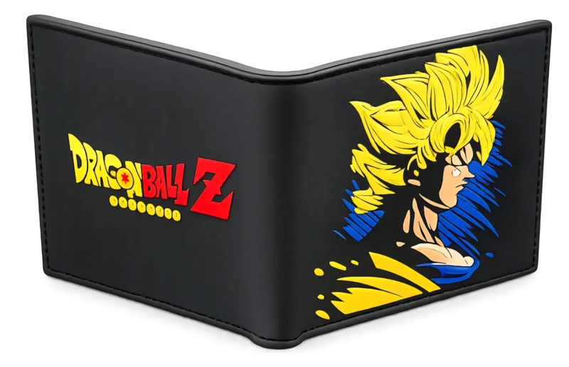 BILLETERA DRAGON BALL Z - DISEÑO GOKU SUPER SAIYAJIN ENGOMADO - 2