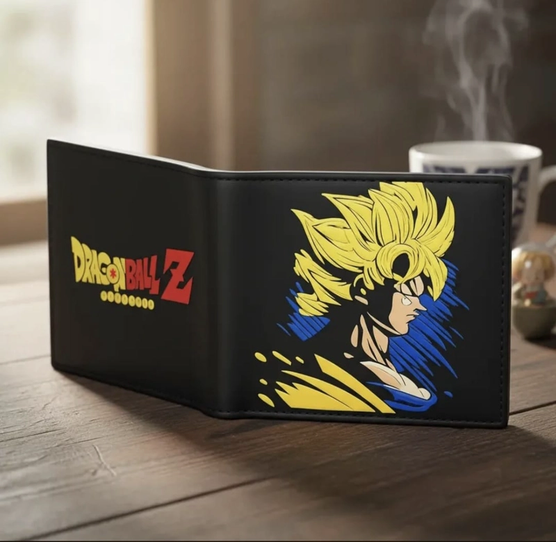 BILLETERA DRAGON BALL Z - DISEÑO GOKU SUPER SAIYAJIN ENGOMADO - 5