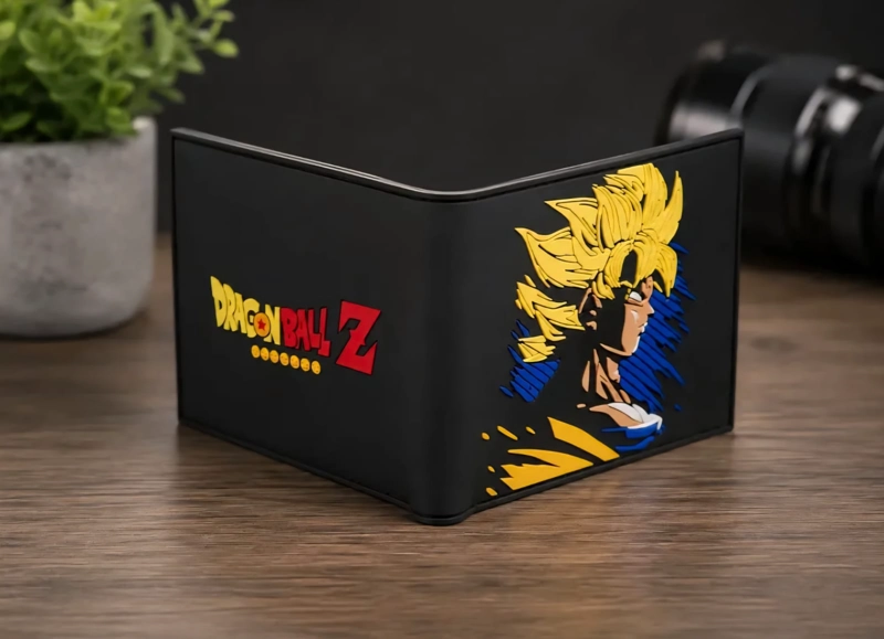 BILLETERA DRAGON BALL Z - DISEÑO GOKU SUPER SAIYAJIN ENGOMADO - 6