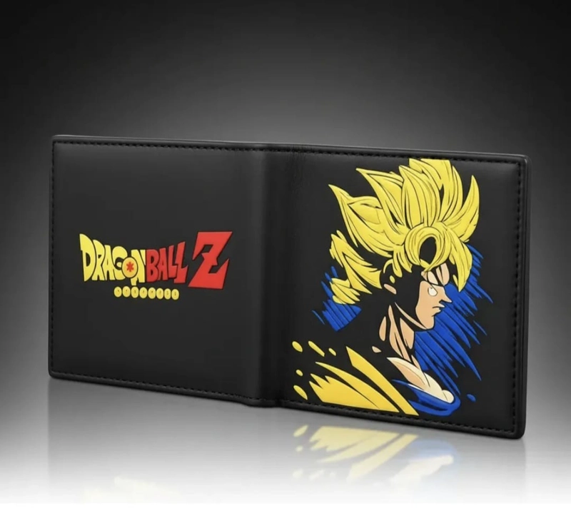 BILLETERA DRAGON BALL Z - DISEÑO GOKU SUPER SAIYAJIN ENGOMADO - 7