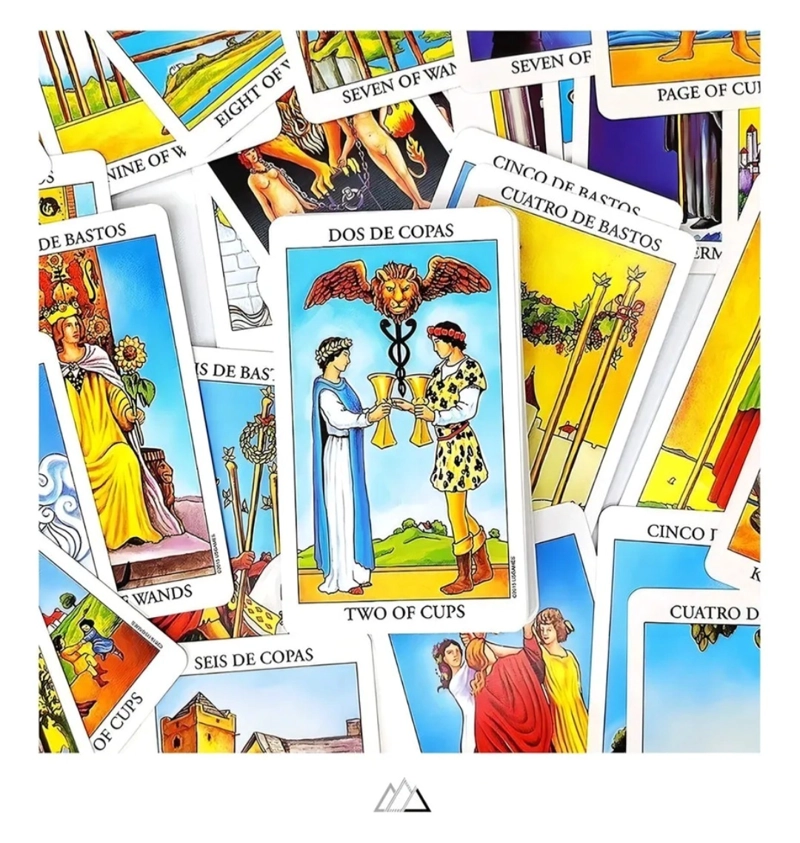 TAROT UNISEX JOGA CHILE AMARILLO RIDER WAITE EN ESPAÑOL - 6
