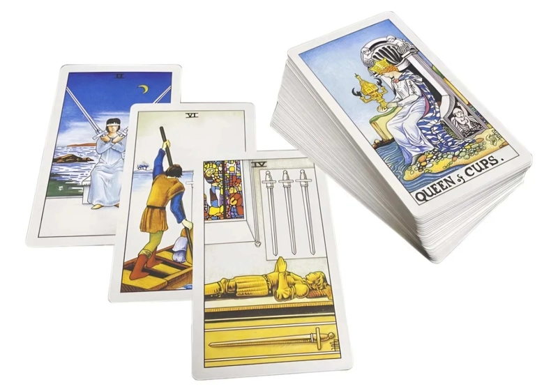 TAROT UNISEX JOGA CHILE AMARILLO RIDER WAITE EN ESPAÑOL - 8