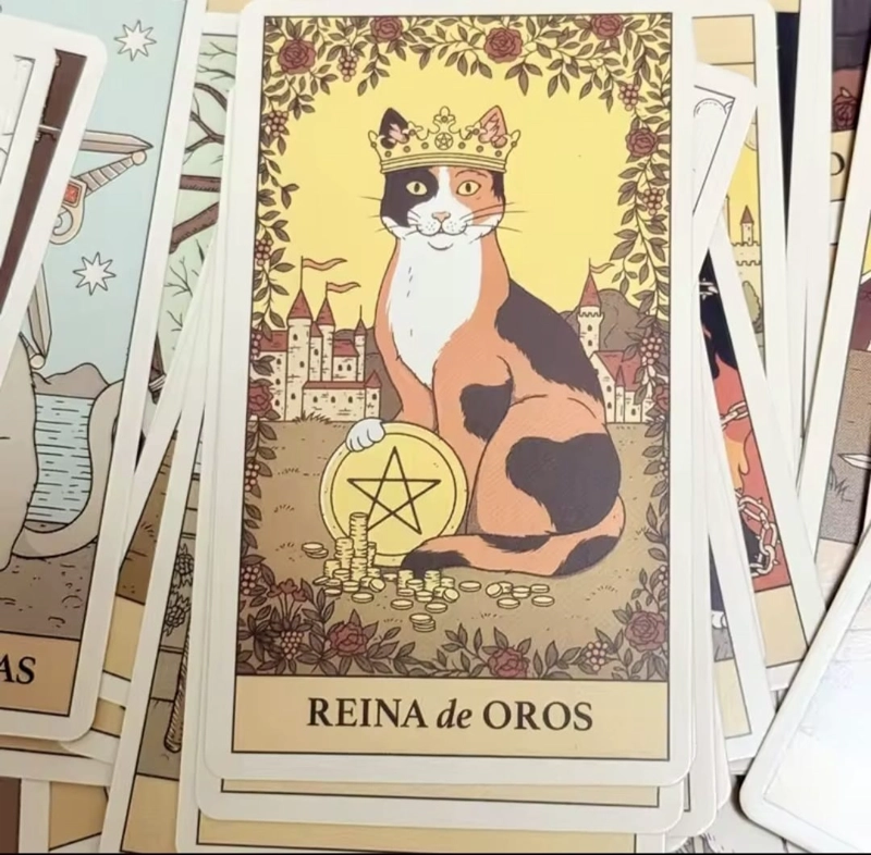 TAROT DE LOS GATOS 78 CARTAS EN ESPANOL - 9