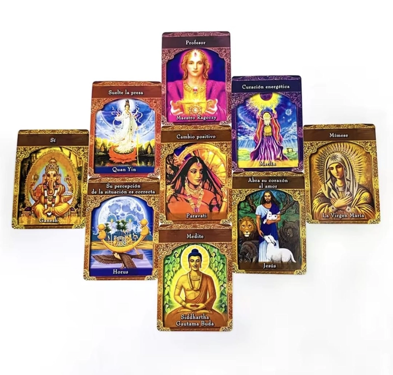 ORACULO CARTAS ADIVINATORIAS DE LOS MAESTROS ASCENDIDOS EN ESPANOL - 1