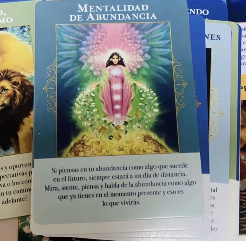 ORACULO CARTAS ANGELES DE ABUNDANCIA EN ESPANOL - 4