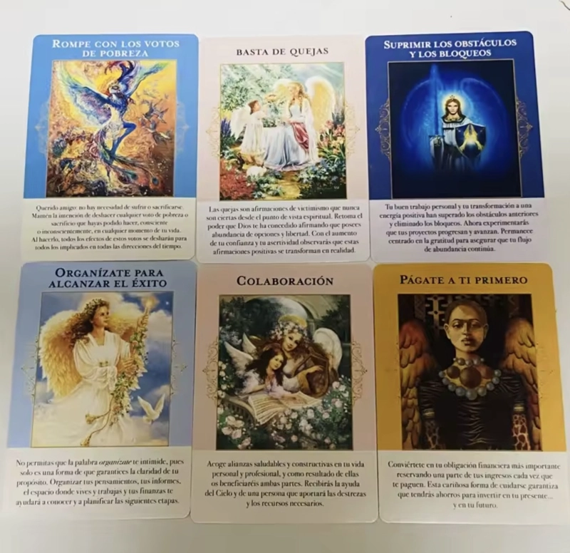 ORACULO CARTAS ANGELES DE ABUNDANCIA EN ESPANOL - 6