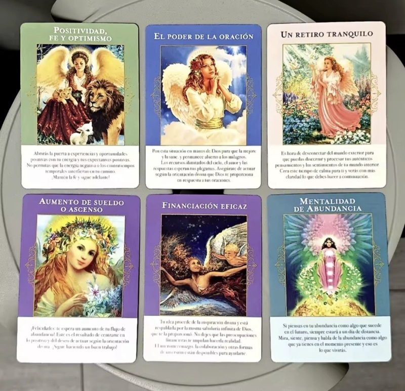 ORACULO CARTAS ANGELES DE ABUNDANCIA EN ESPANOL - 9