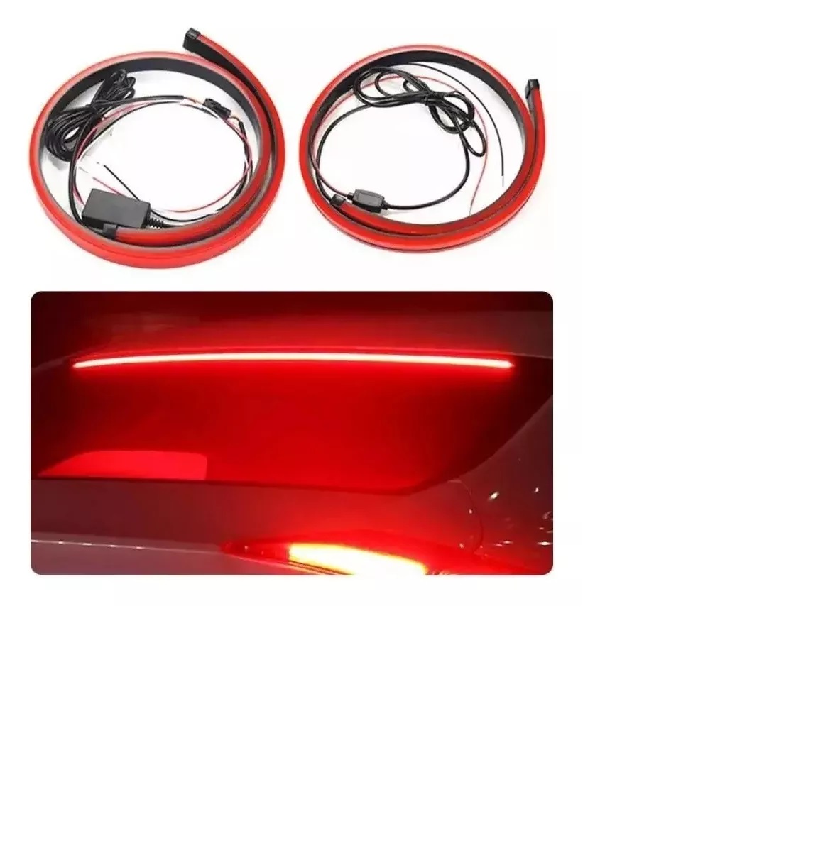 LUZ LED DE FRENO POSICION SECUENCIAL TIPO AUDI DE 1 METRO - 1