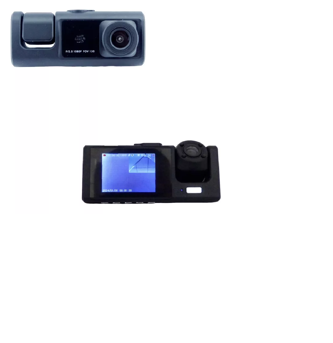 CAMARA TRIPLE PARA AUTO D23 128GB FULL HD PANTALLA 2 PULGADAS - 3