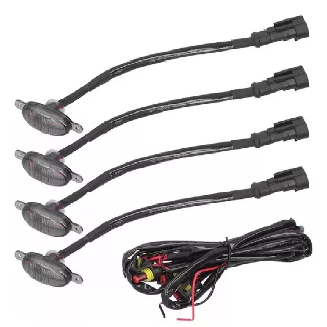 LUCES LED TIPO RAPTOR UNIVERSAL X4 PARRILLA REJILLA - 2
