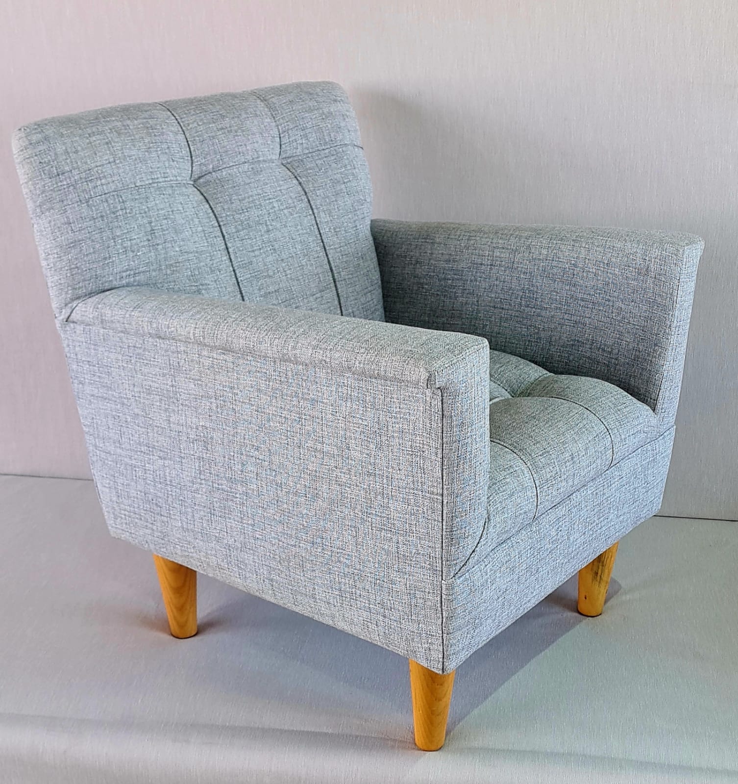 POLTRONA LINO GRIS ACERO - 2