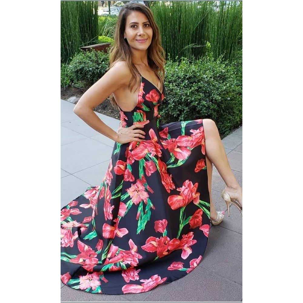 VESTIDO MUJER UNIQUE MULTICOLOR CORTO LARGO CL47551 ESTAMPADO - 1