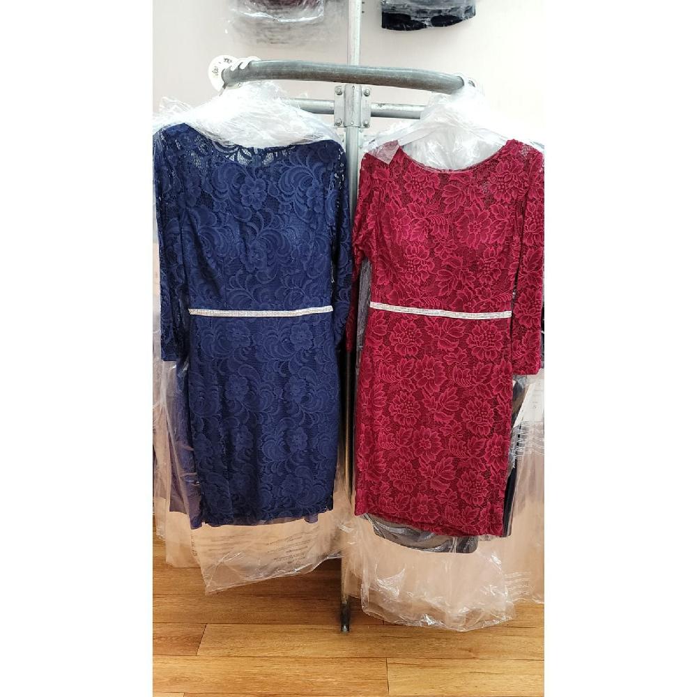 VESTIDO MUJER UNIQUE BURDEO MEDIO M6536 - 2