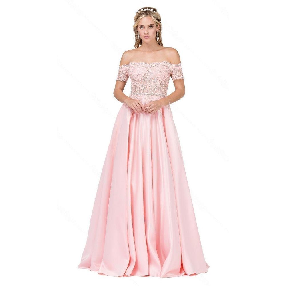 VESTIDO MUJER UNIQUE ROSADO LARGO L2279 - 1
