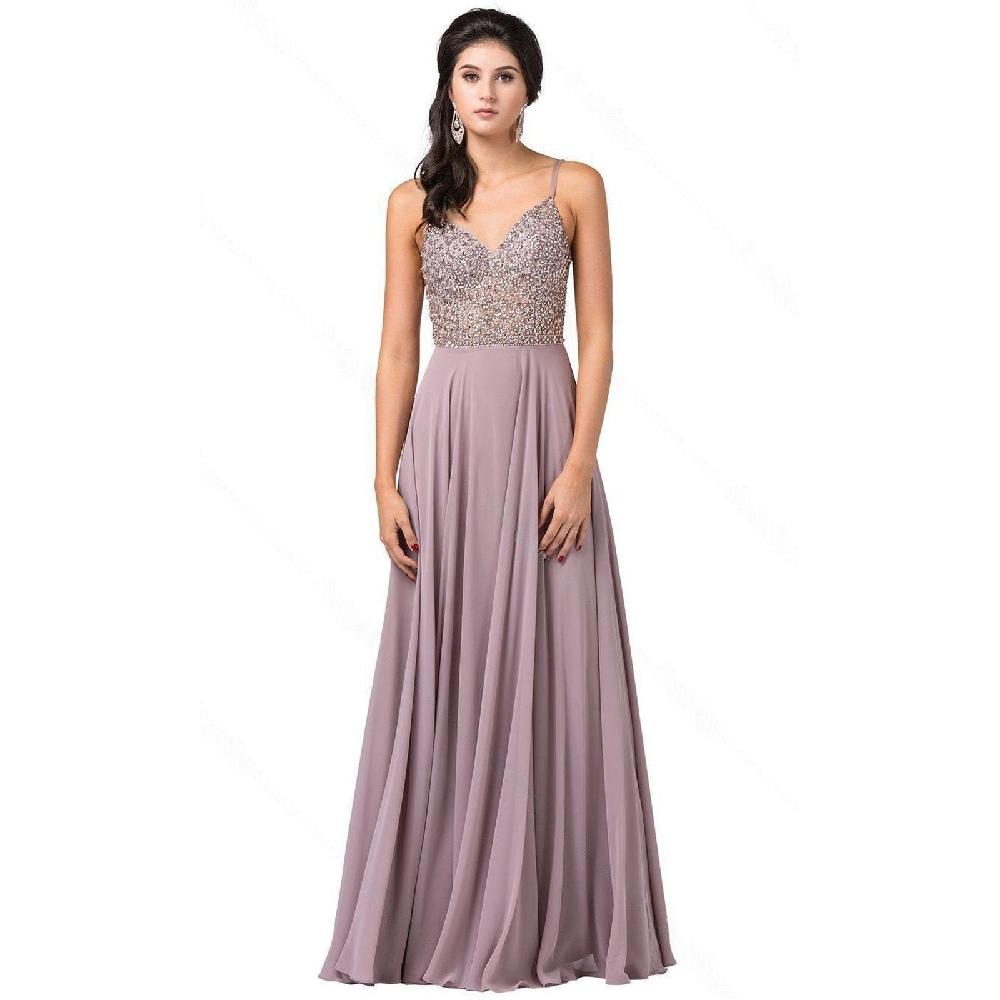 VESTIDO MUJER UNIQUE MOCA LARGO L2648 - 1