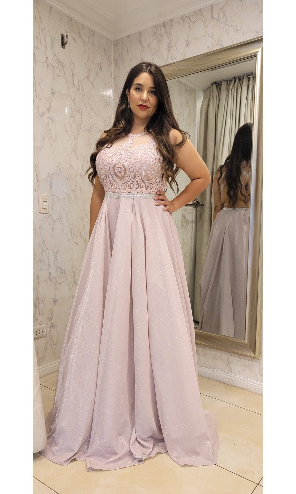 VESTIDO DE FIESTA LARGO L2829 - 4
