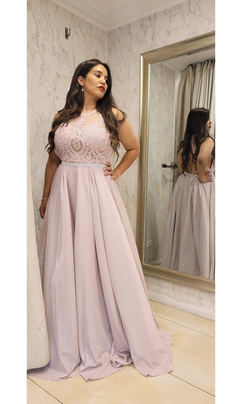 VESTIDO DE FIESTA LARGO L2829 - 5