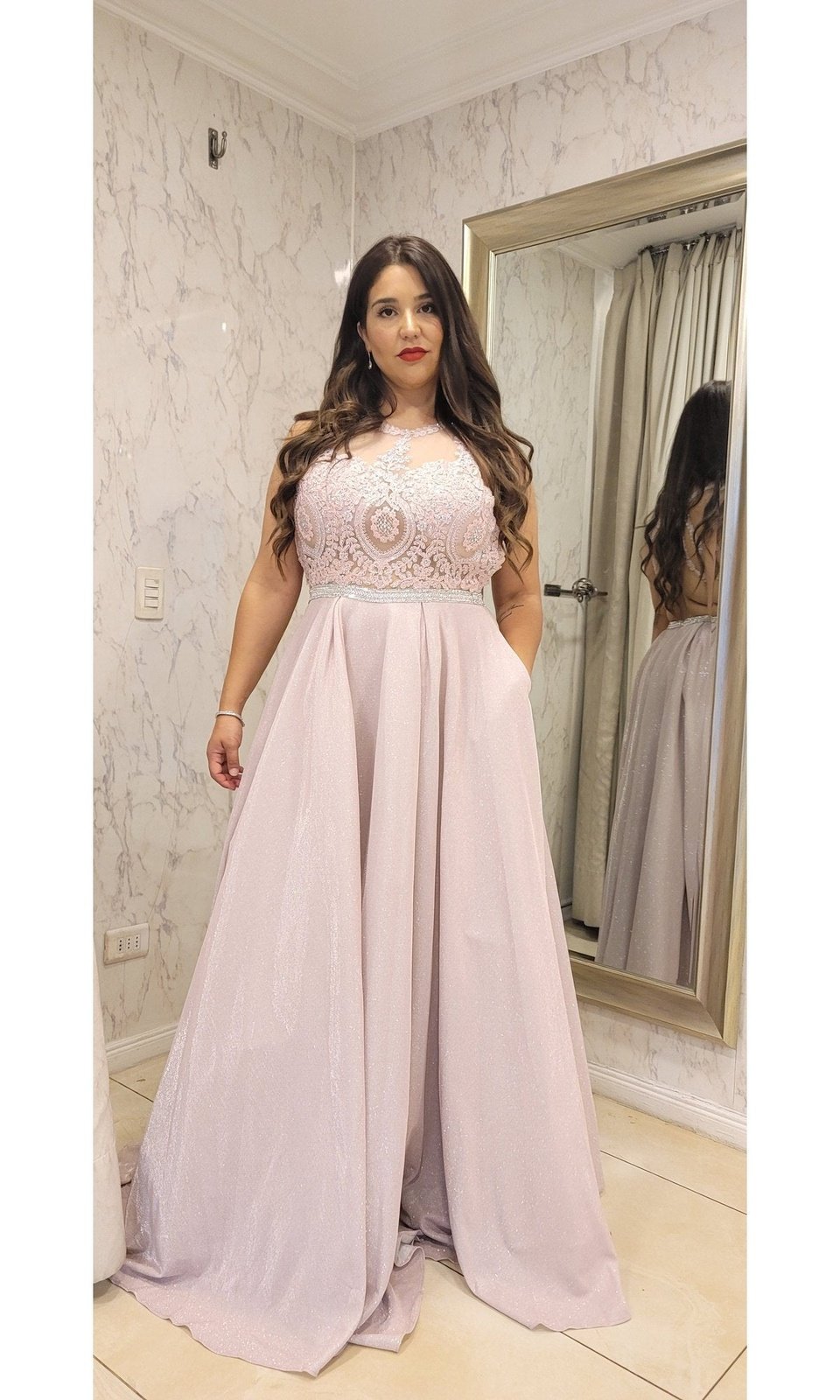 VESTIDO DE FIESTA LARGO L2829 - 7