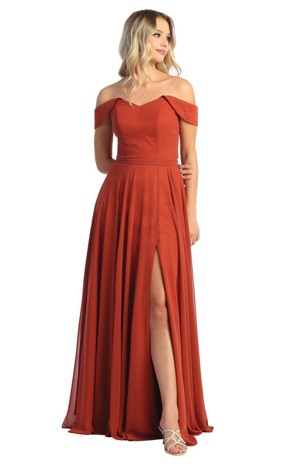 VESTIDO LARGO L1693 SIENA - 1