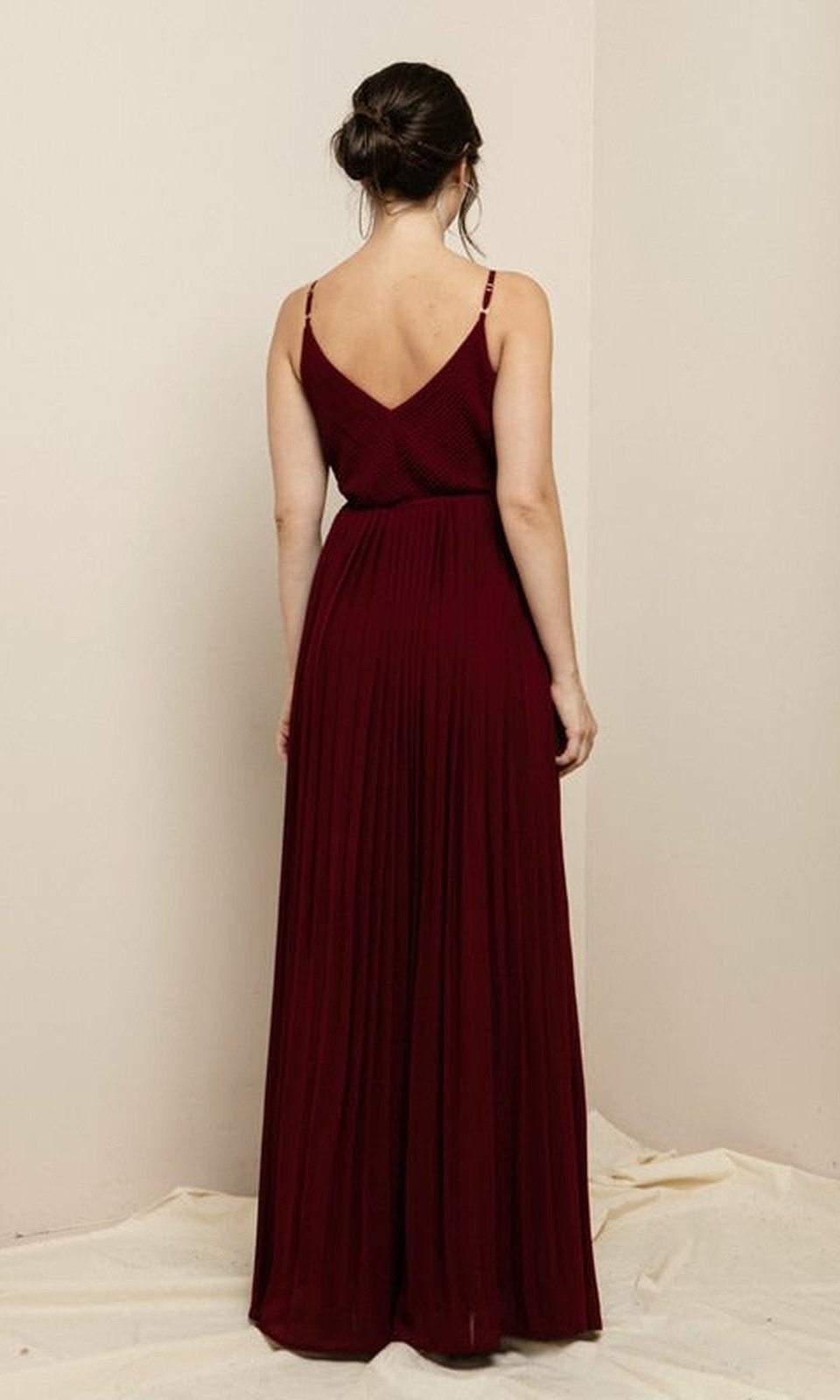 VESTIDO LARGO L19491 BURDEO - 3
