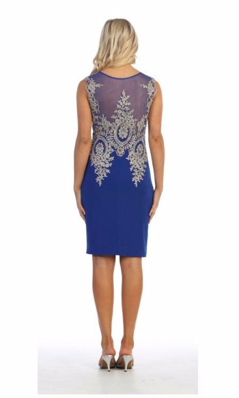 VESTIDO MEDIO M5005S AZUL - 3
