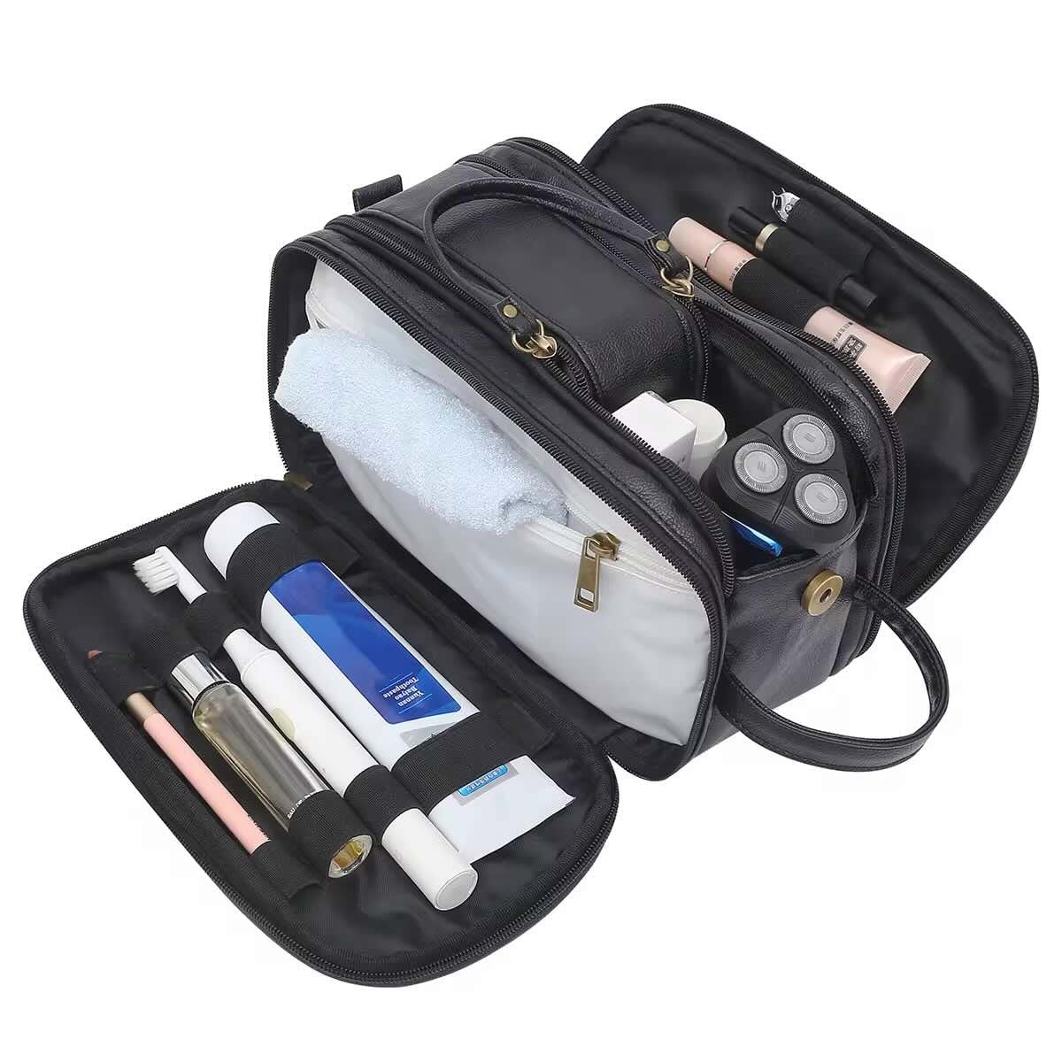 Neceser Hombre Bolso Organizador Viaje Impermeable Gran Capacidad - 1
