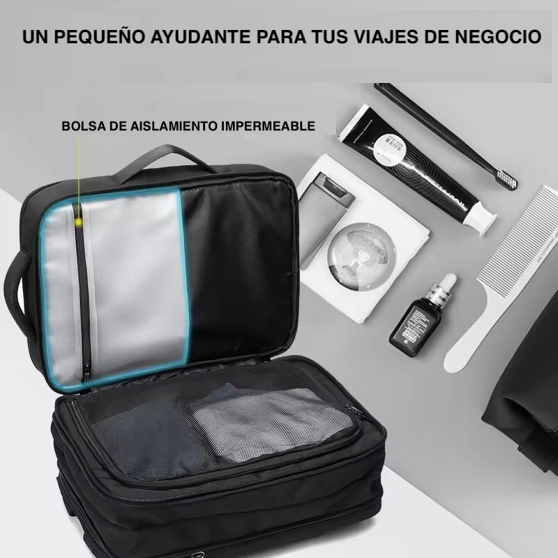 MOCHILA EXPANDIBLE USB NOTEBOOK VIAJEROS CABINA AVIÓN - 7