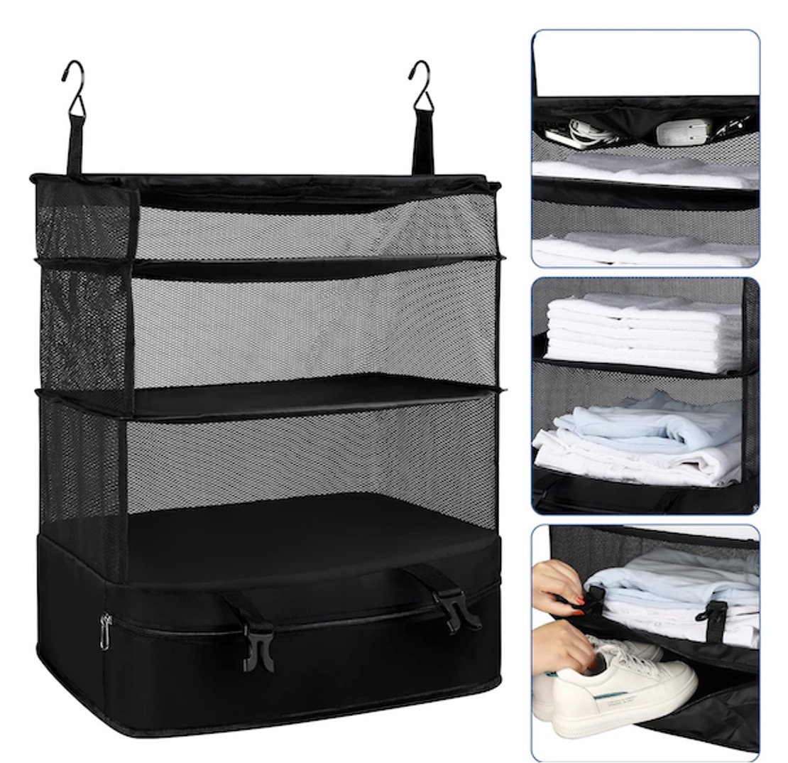 Organizador Maleta Viaje Estante Equipaje Plegable Colgante - 1